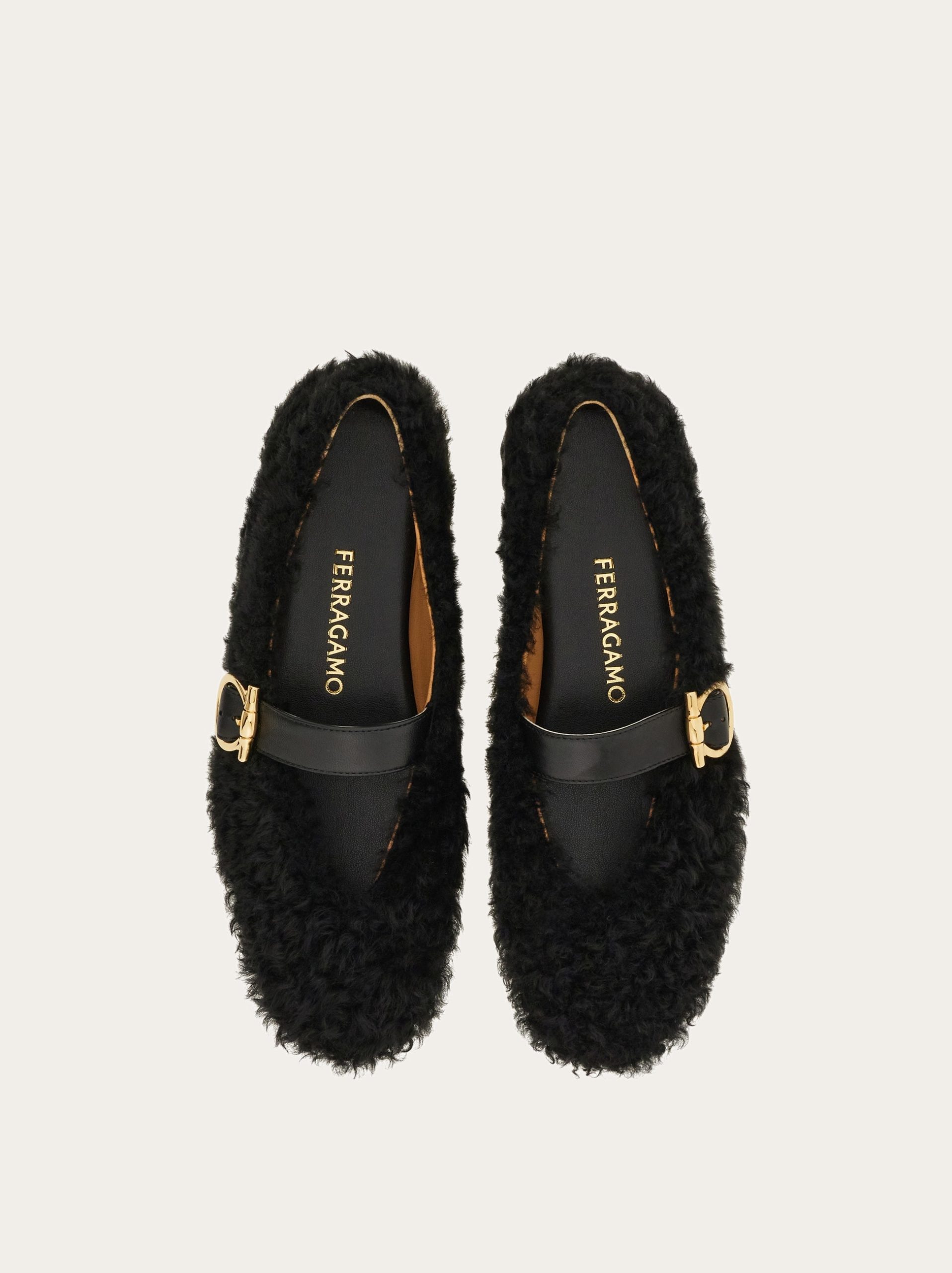 Ferragamo Shearling ballet flat - Image 7